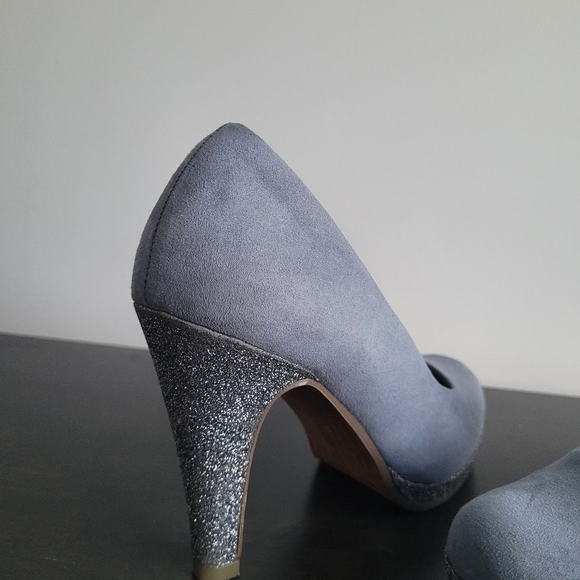 Marco Tozzi Blue High Heels Size 38 - Picture 5 of 9